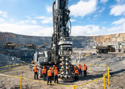 Open-pit mining equipment application