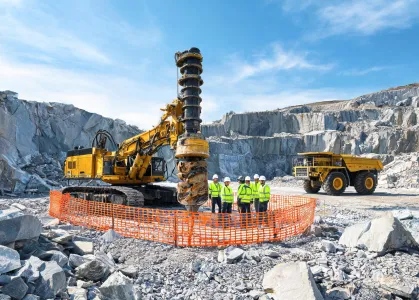 Quarry operations equipment application